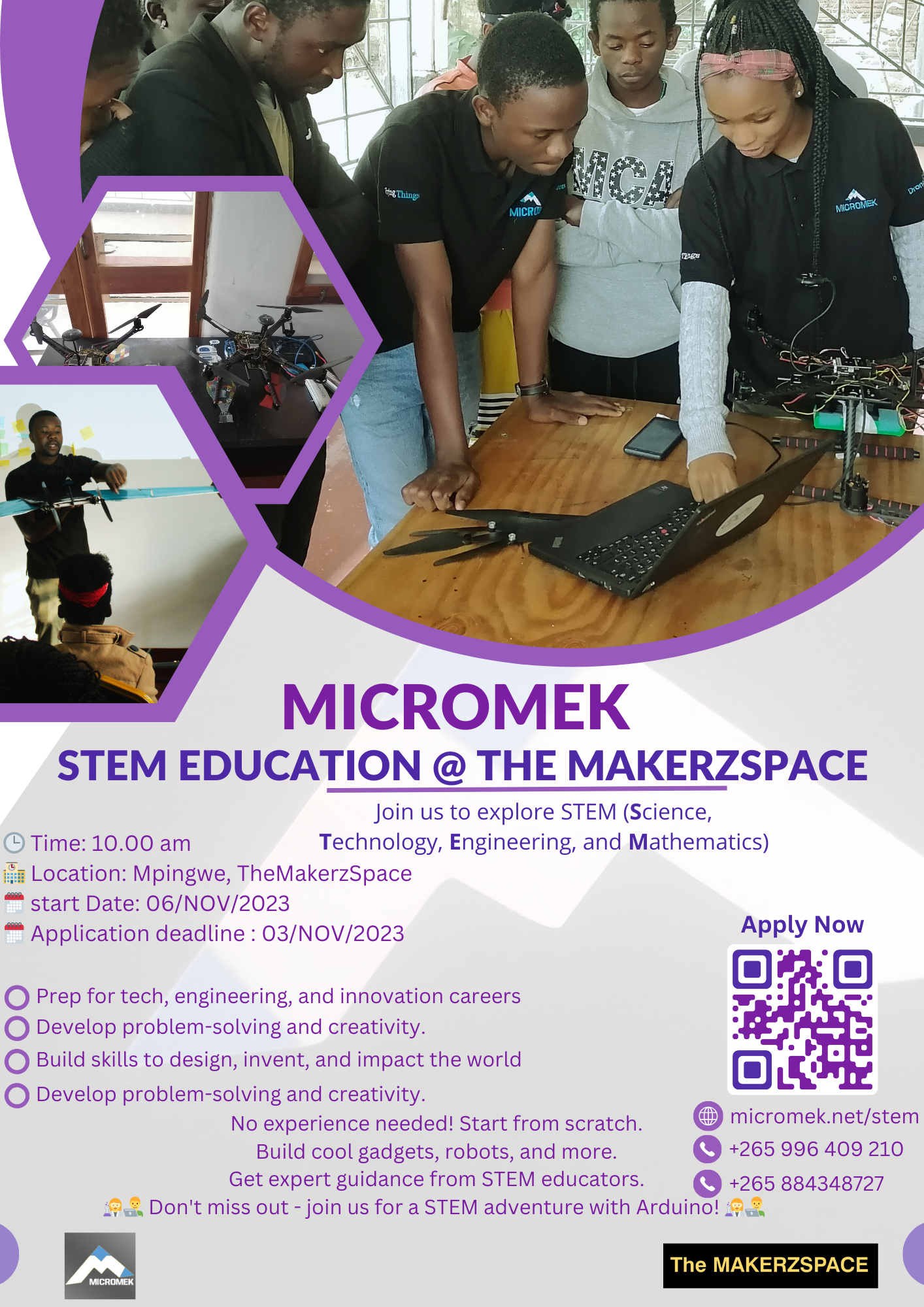 MicroMek STEM Education call for Applications is open now!